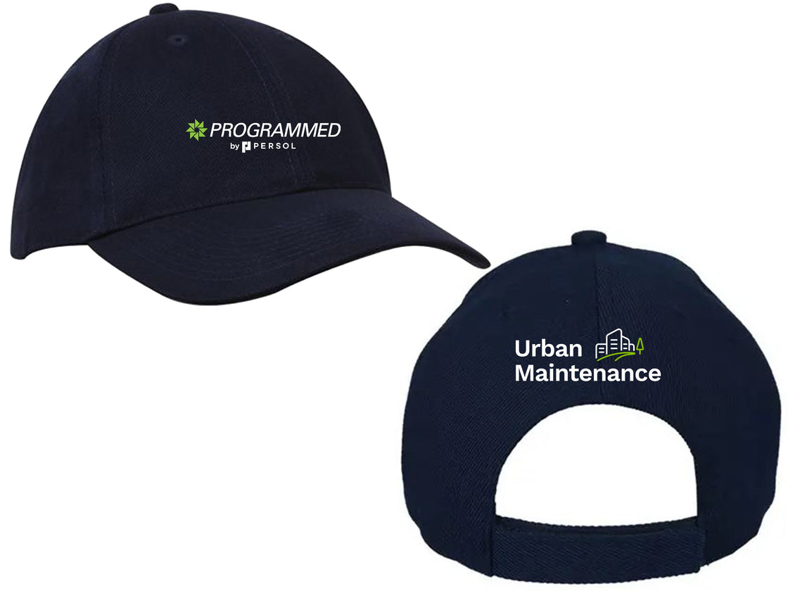 BRUSHED HEAVY COTTON CAP - NAVY