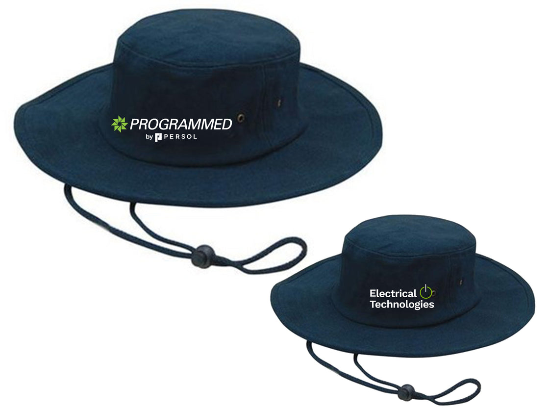 BRUSHED HEAVY COTTON HAT - NAVY