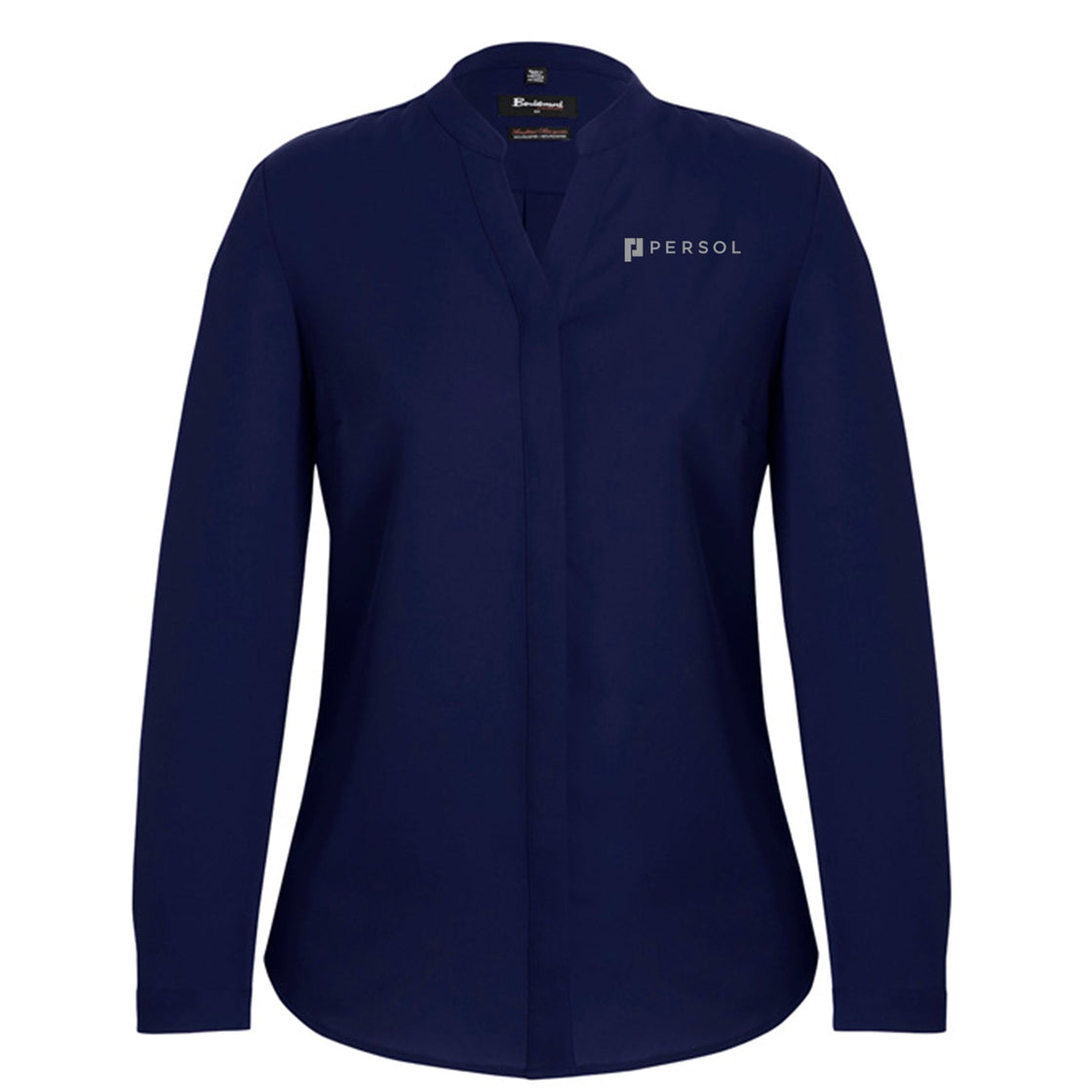 WOMENS JULIETTE LONG SLEEVE BLOUSE - NAVY