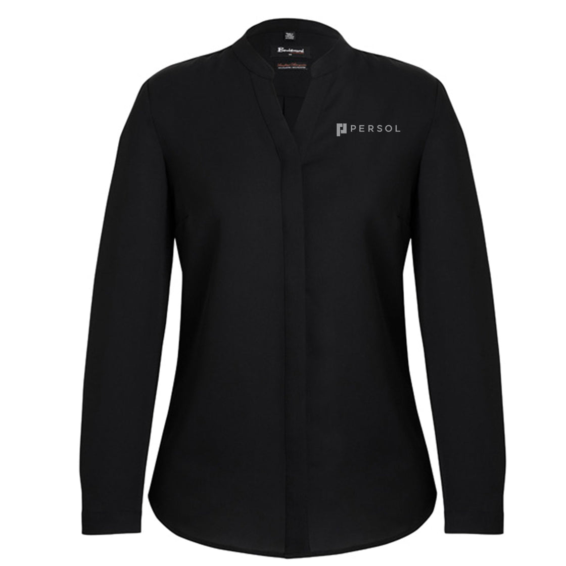 WOMENS JULIETTE LONG SLEEVE BLOUSE - BLACK