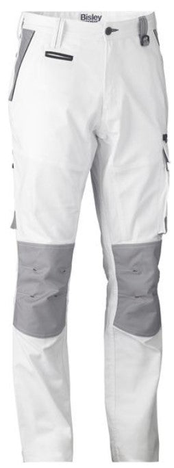PAINTERS CONTRAST CARGO PANTS - WHITE