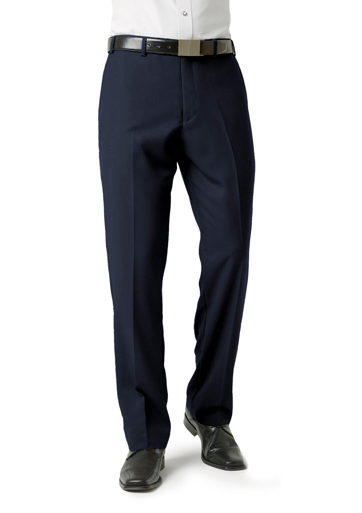 MENS CLASSIC FLAT FRONT PANT - NAVY