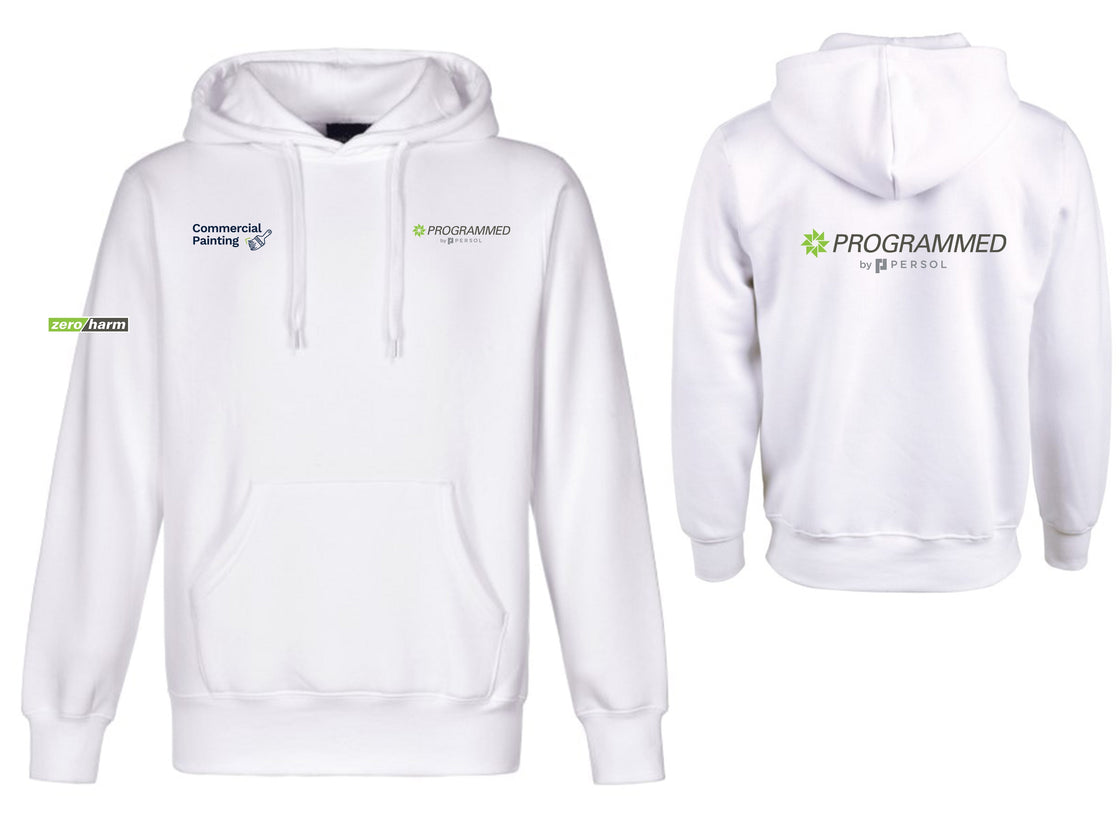 PASSION FLEECE HOODIE - WHITE