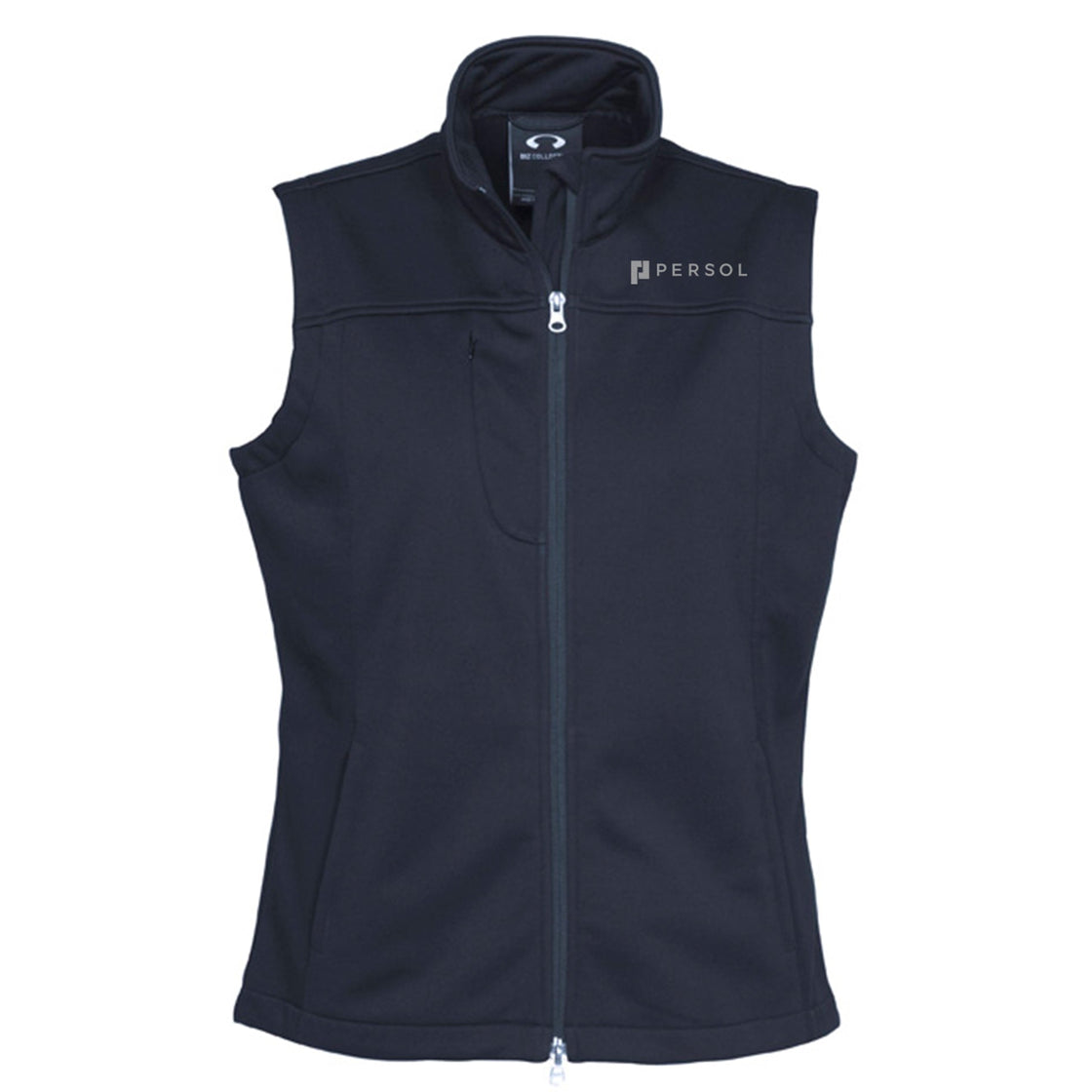 WOMENS SOFTSHELL VEST - NAVY