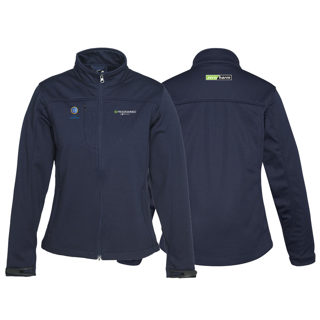 WOMENS SOFTSHELL JACKET - NAVY