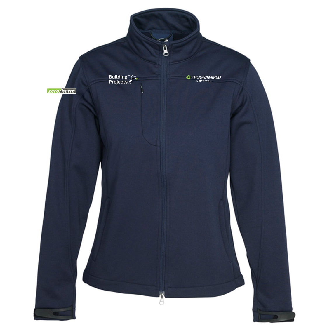 WOMENS SOFTSHELL JACKET - NAVY