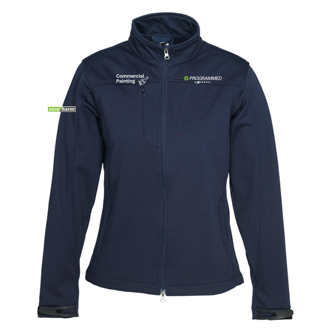WOMENS SOFTSHELL JACKET - NAVY