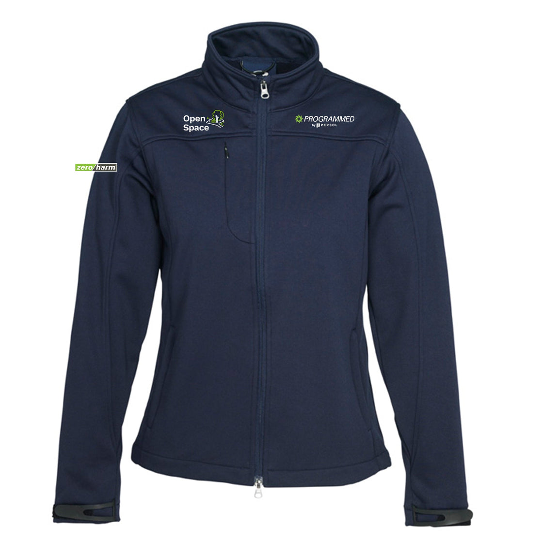 WOMENS SOFTSHELL JACKET - NAVY