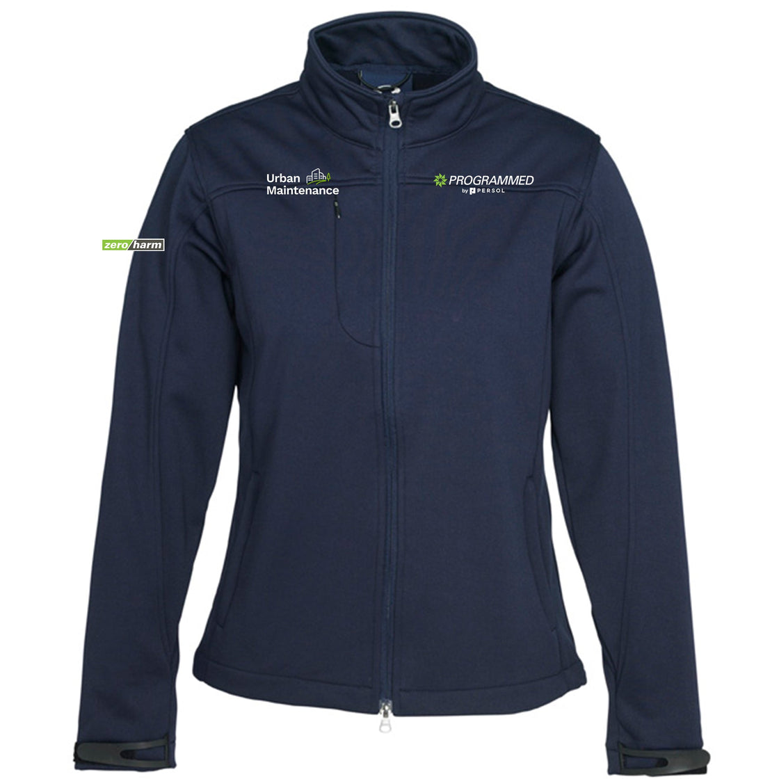 WOMENS SOFTSHELL JACKET - NAVY