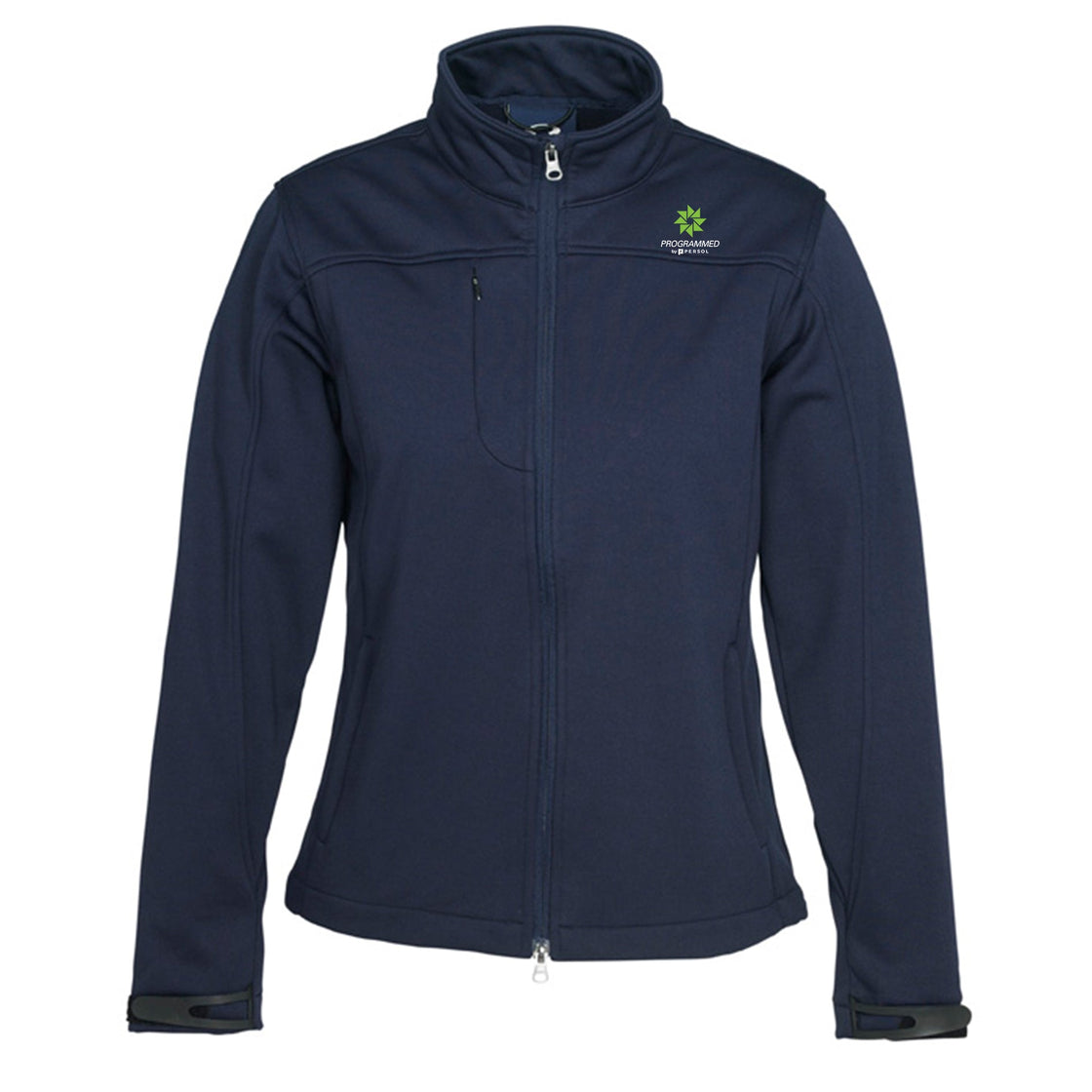 WOMENS SOFTSHELL JACKET - NAVY