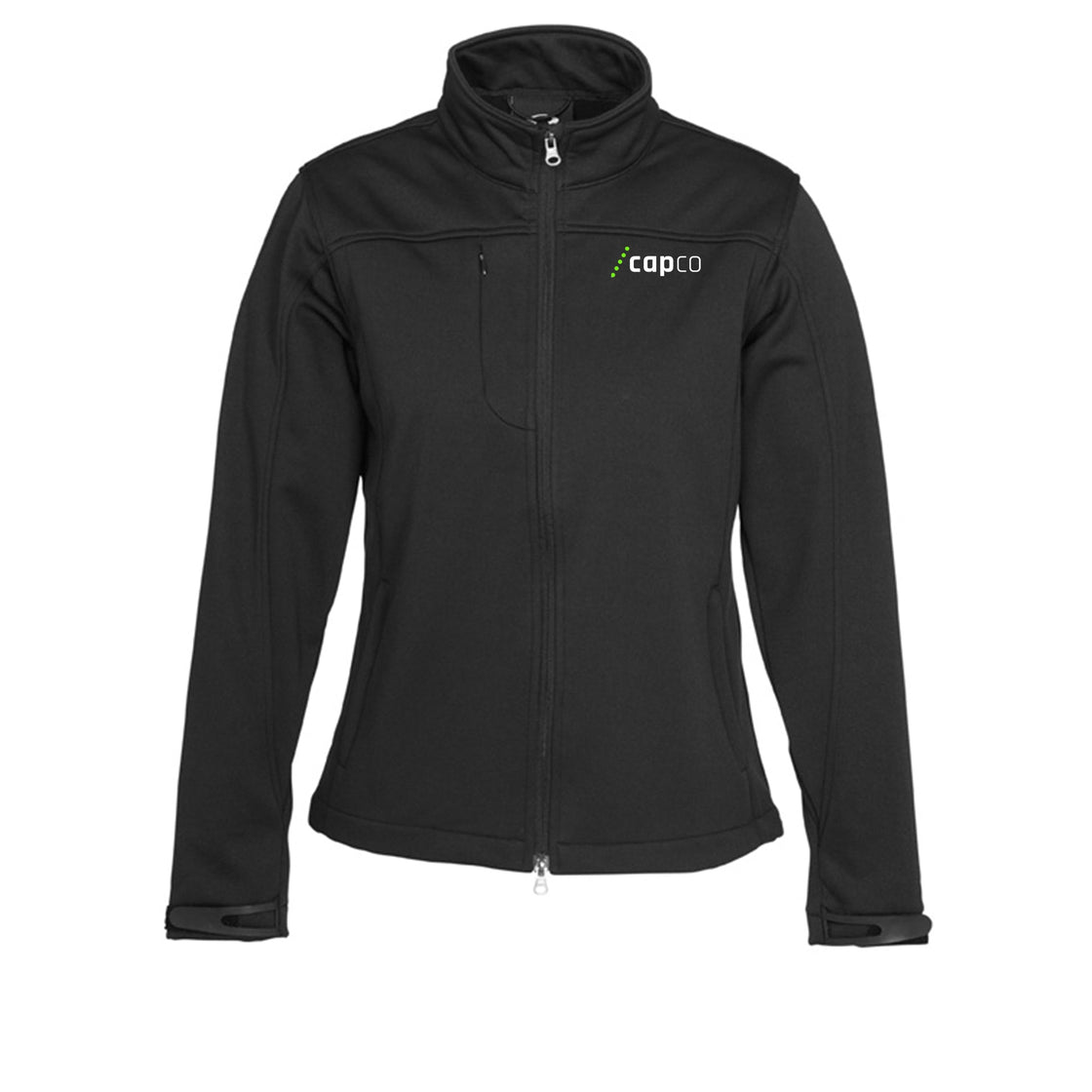 WOMENS SOFT SHELL JACKET - BLACK