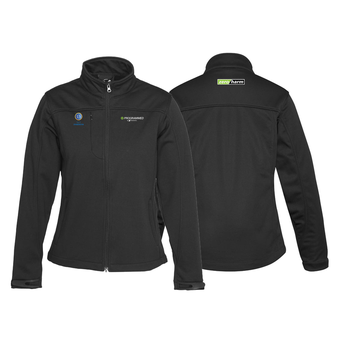 WOMENS SOFTSHELL JACKET - BLACK