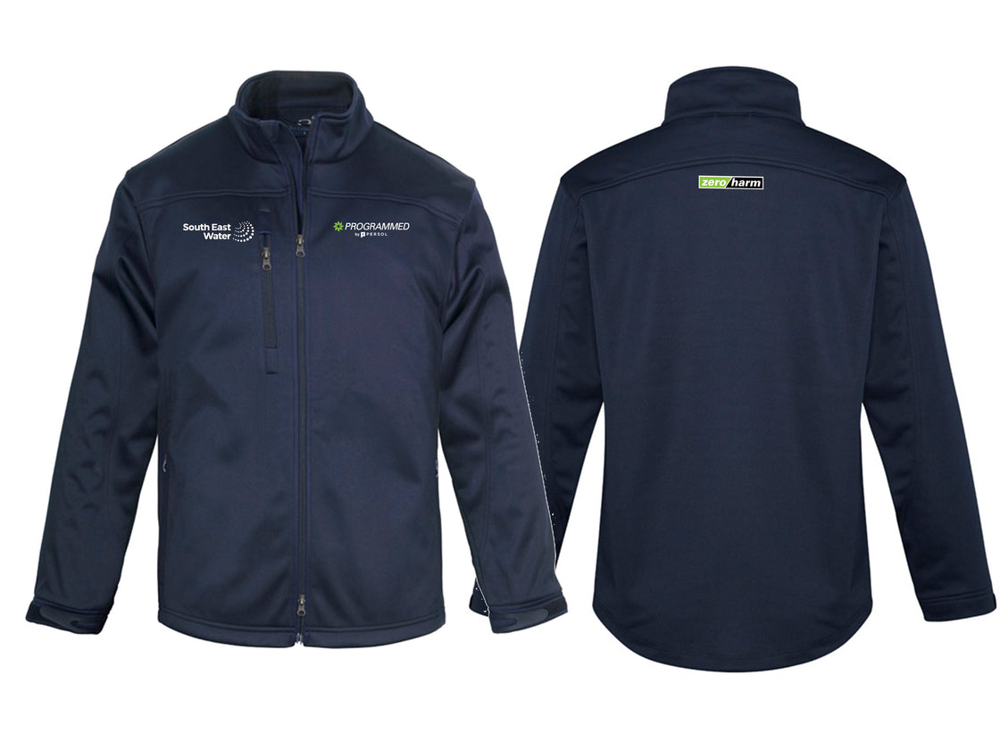 MENS SOFTSHELL JACKET - NAVY