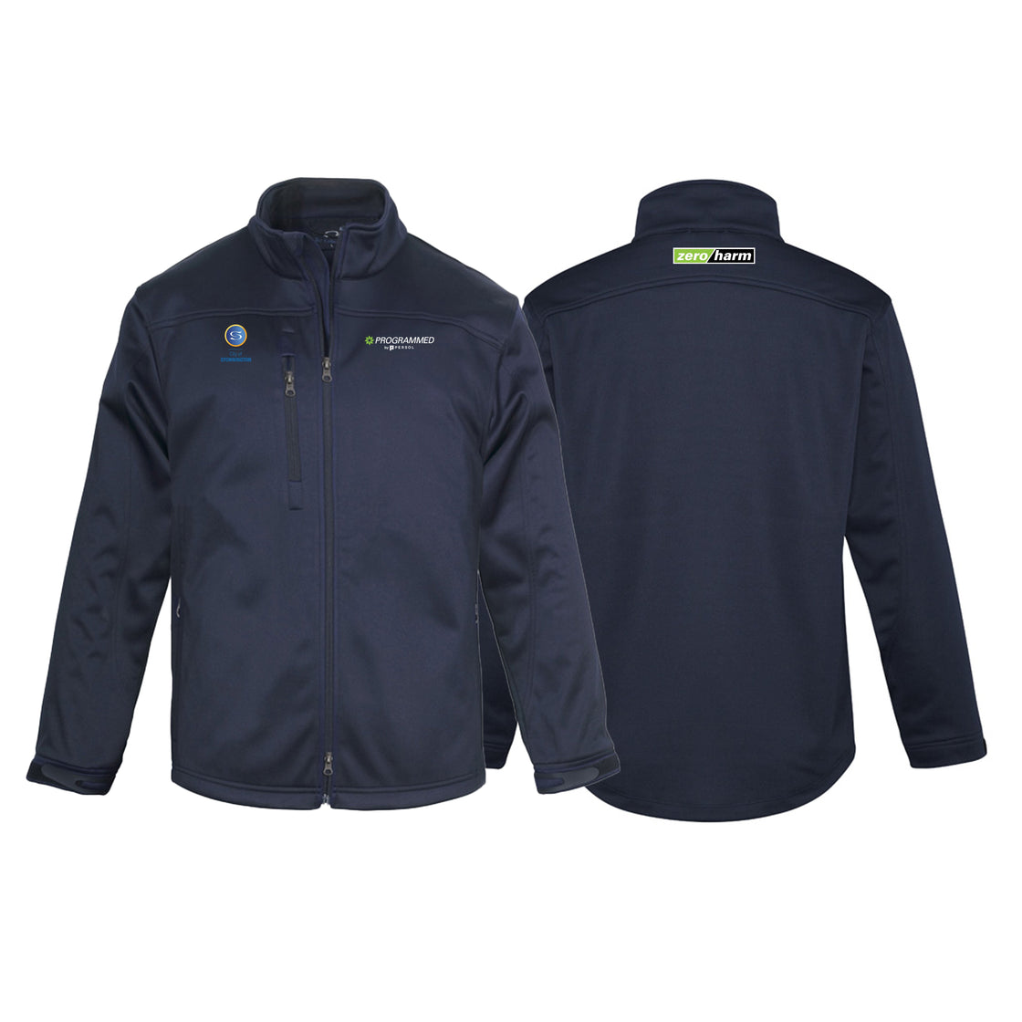 MENS SOFTSHELL JACKET - NAVY