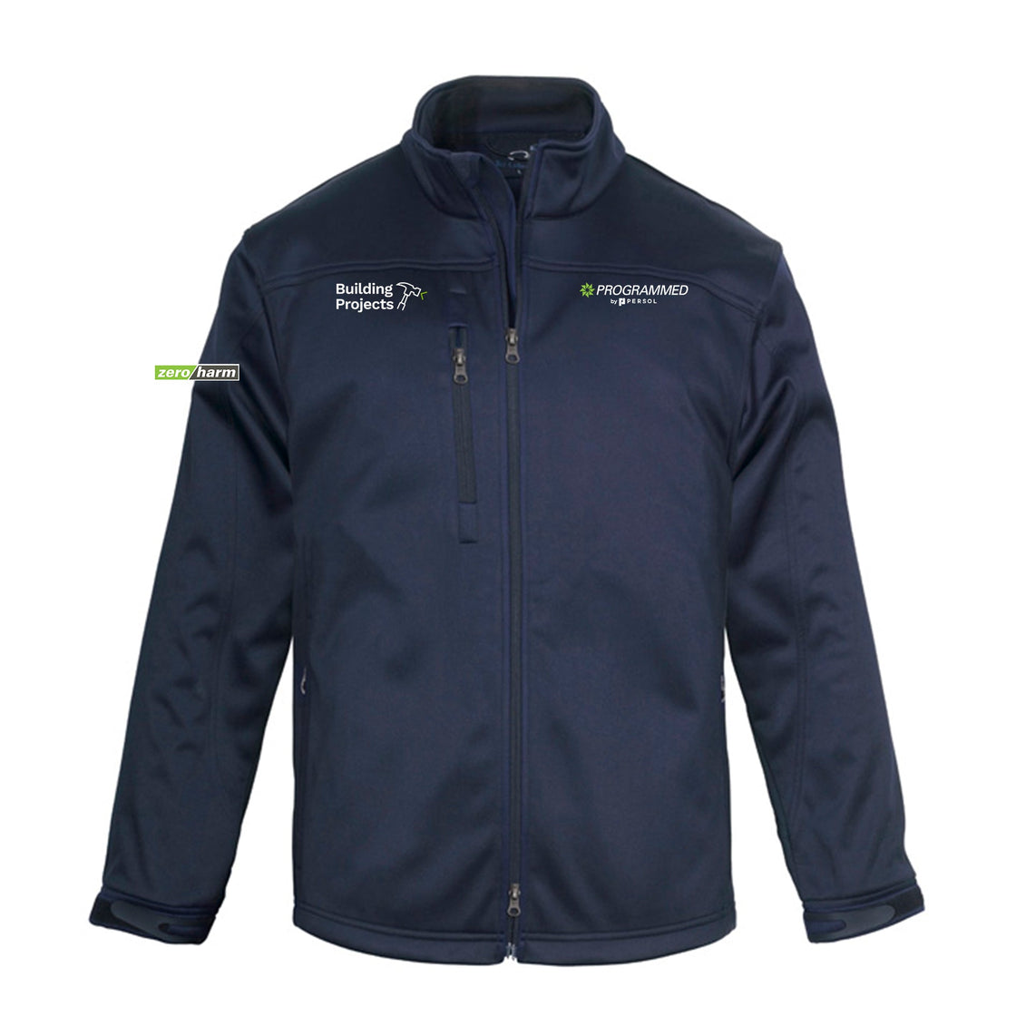 MENS SOFTSHELL JACKET - NAVY