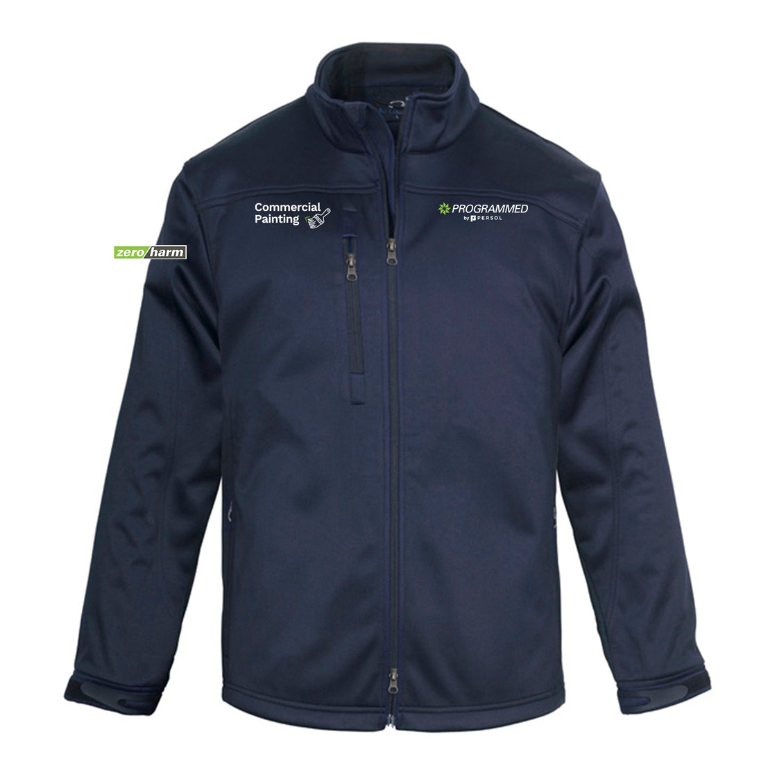 MENS SOFTSHELL JACKET - NAVY