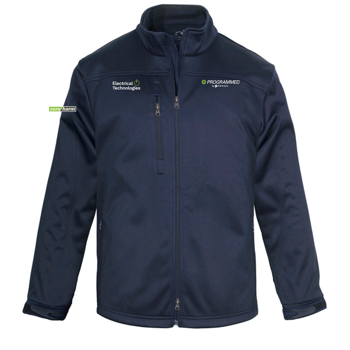 MENS SOFTSHELL JACKET - NAVY