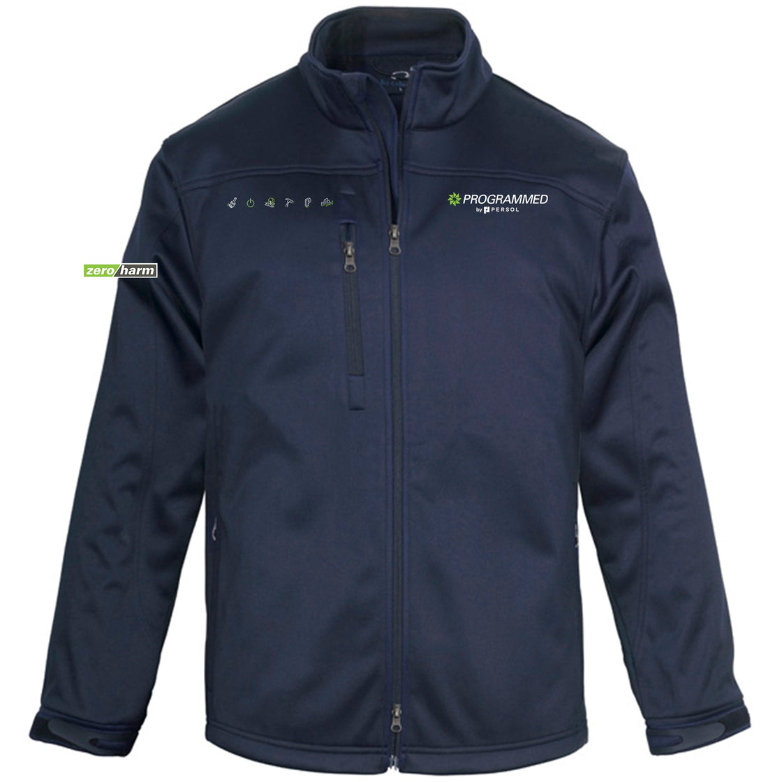 MENS SOFTSHELL JACKET - NAVY