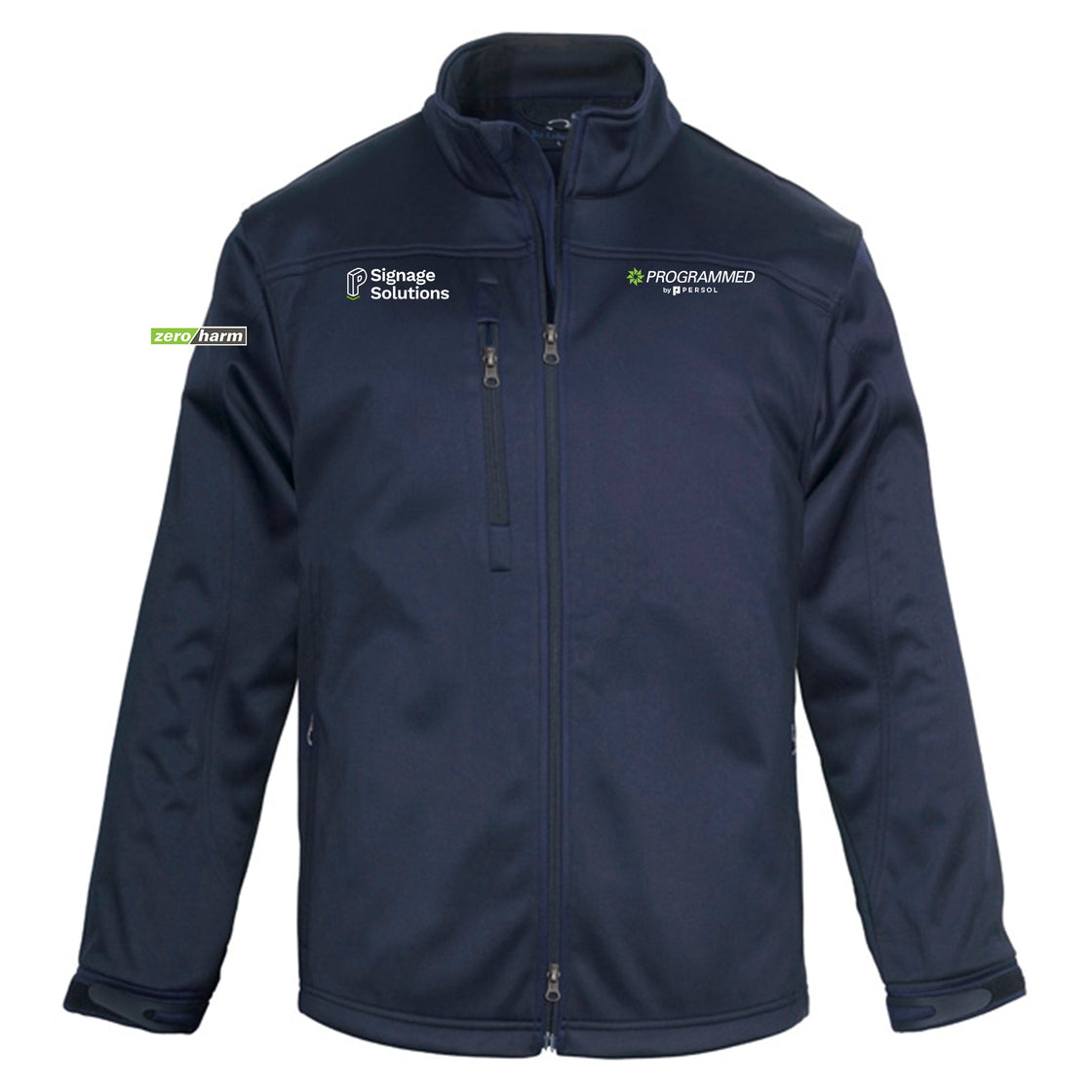 MENS SOFTSHELL JACKET - NAVY