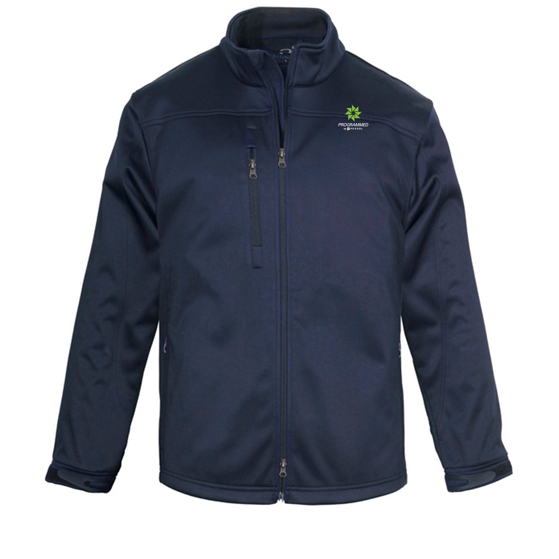 MENS SOFTSHELL JACKET - NAVY