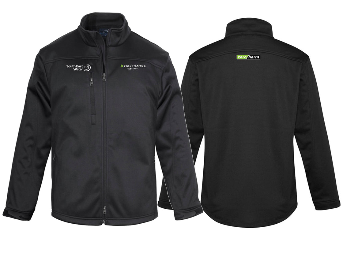 MENS SOFTSHELL JACKET - BLACK