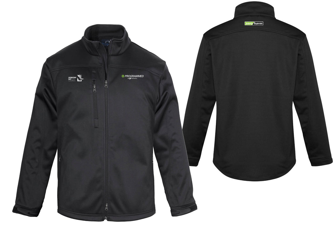 MENS SOFTSHELL JACKET - BLACK