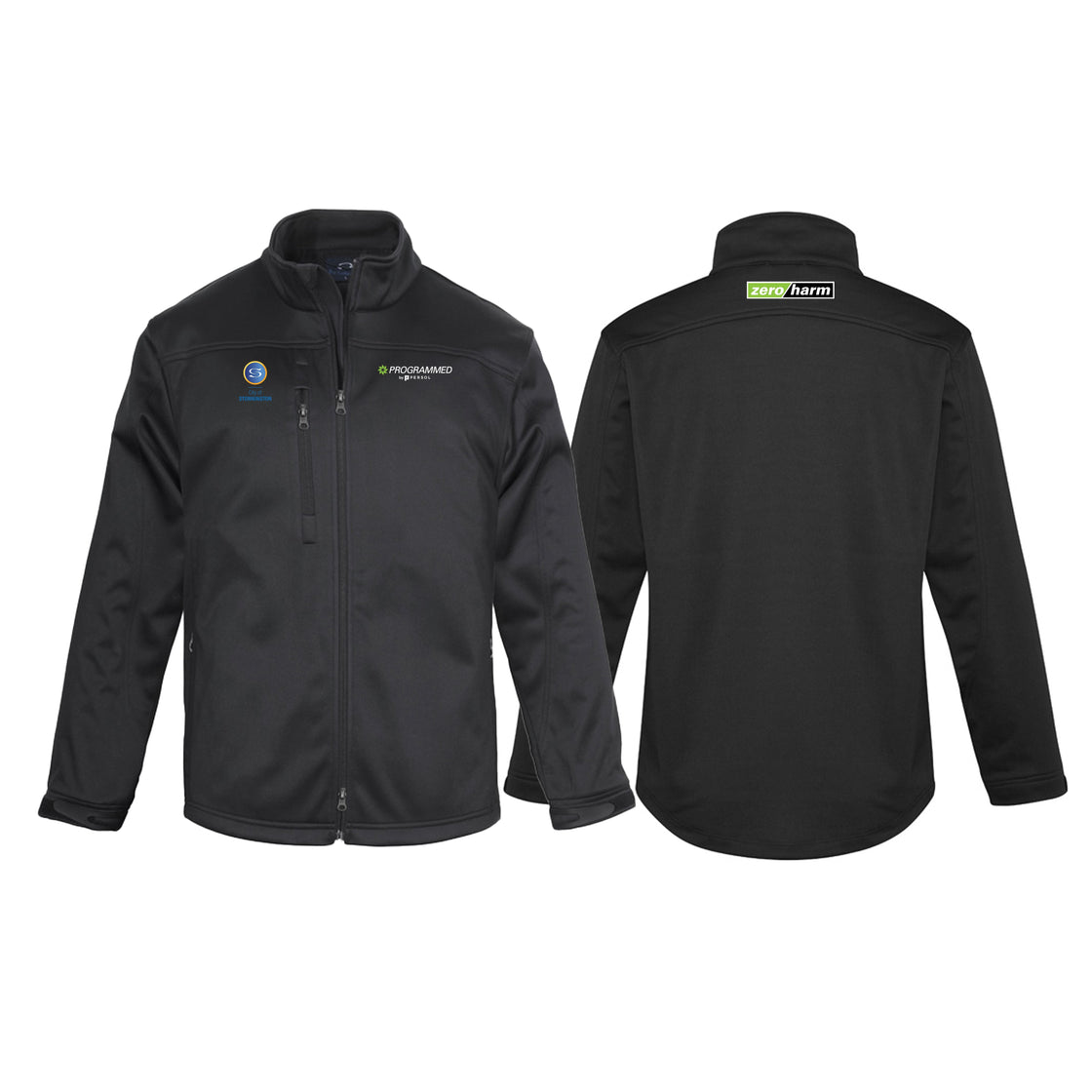 MENS SOFTSHELL JACKET - BLACK