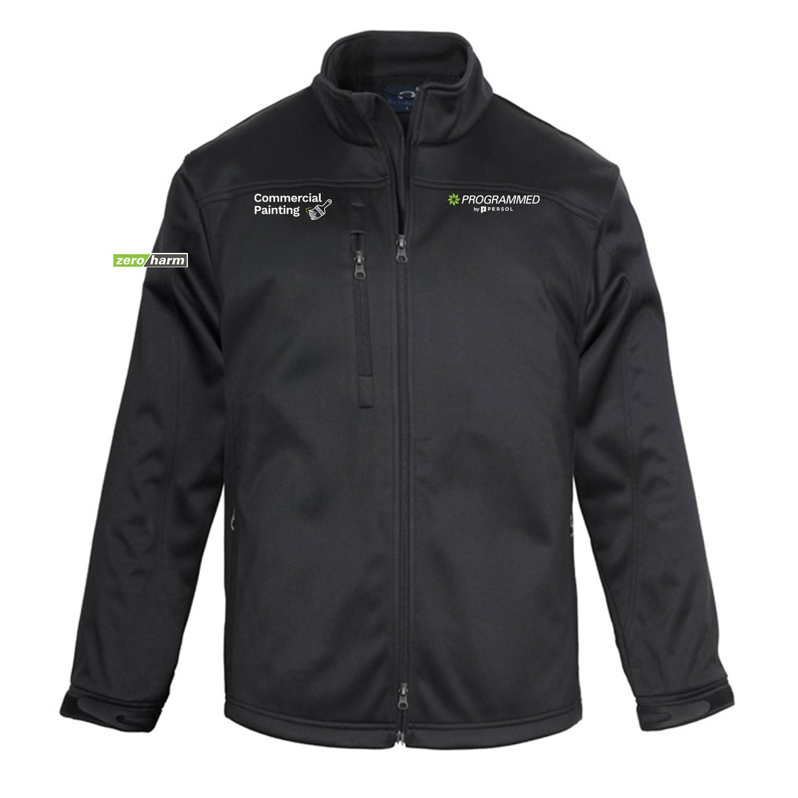 MENS SOFTSHELL JACKET - BLACK