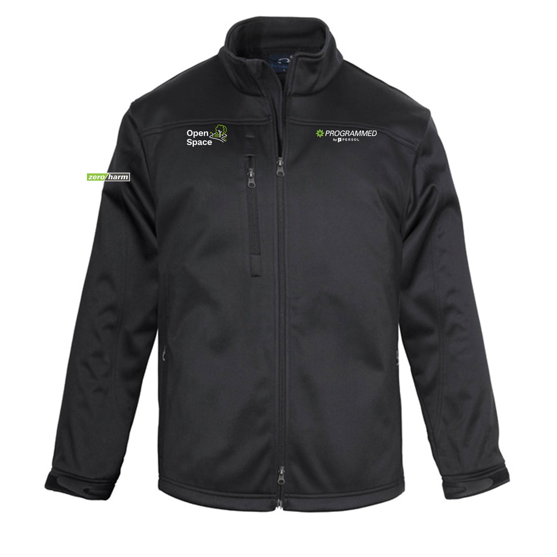 MENS SOFTSHELL JACKET - BLACK