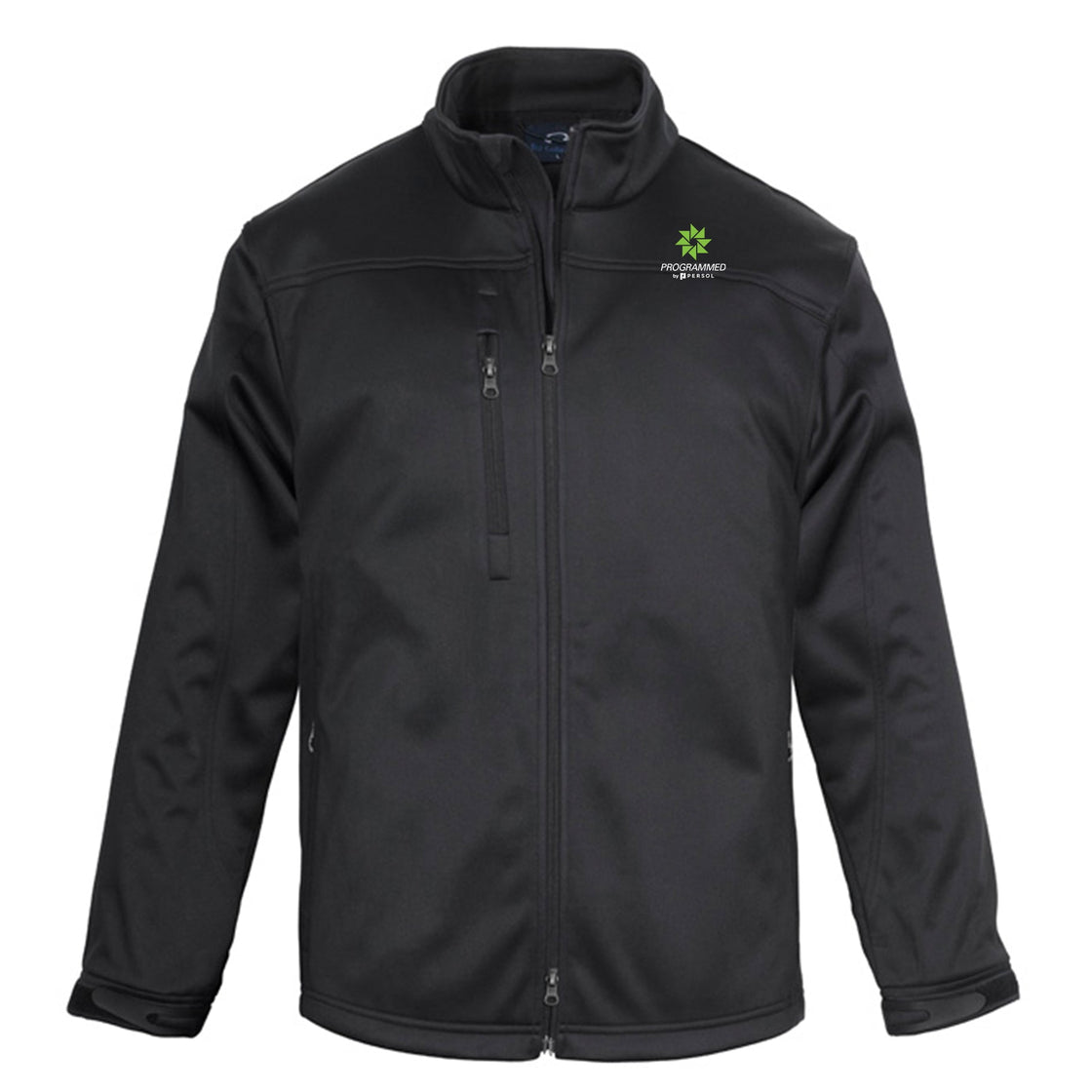 MENS SOFTSHELL JACKET - BLACK