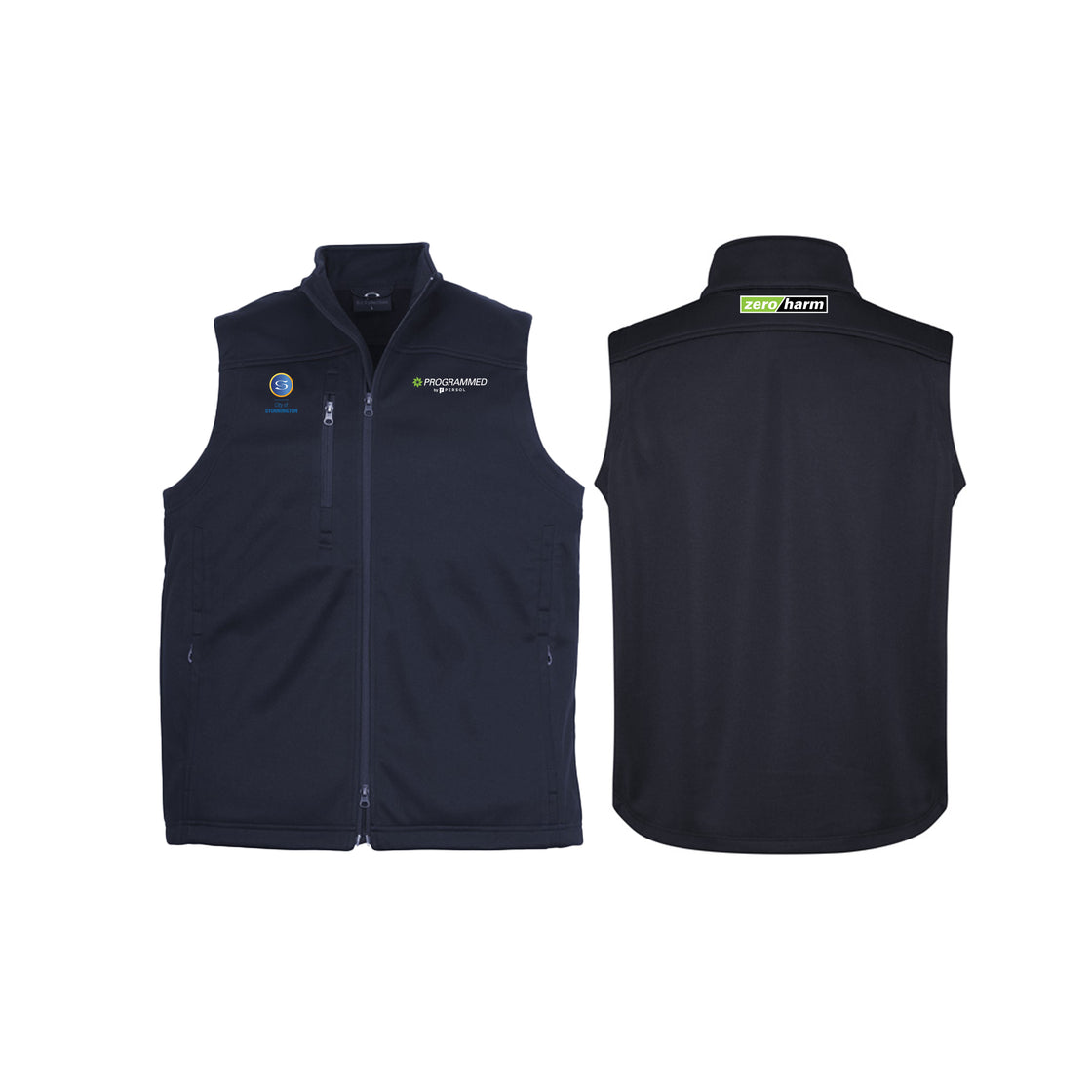 MENS SOFTSHELL VEST - NAVY