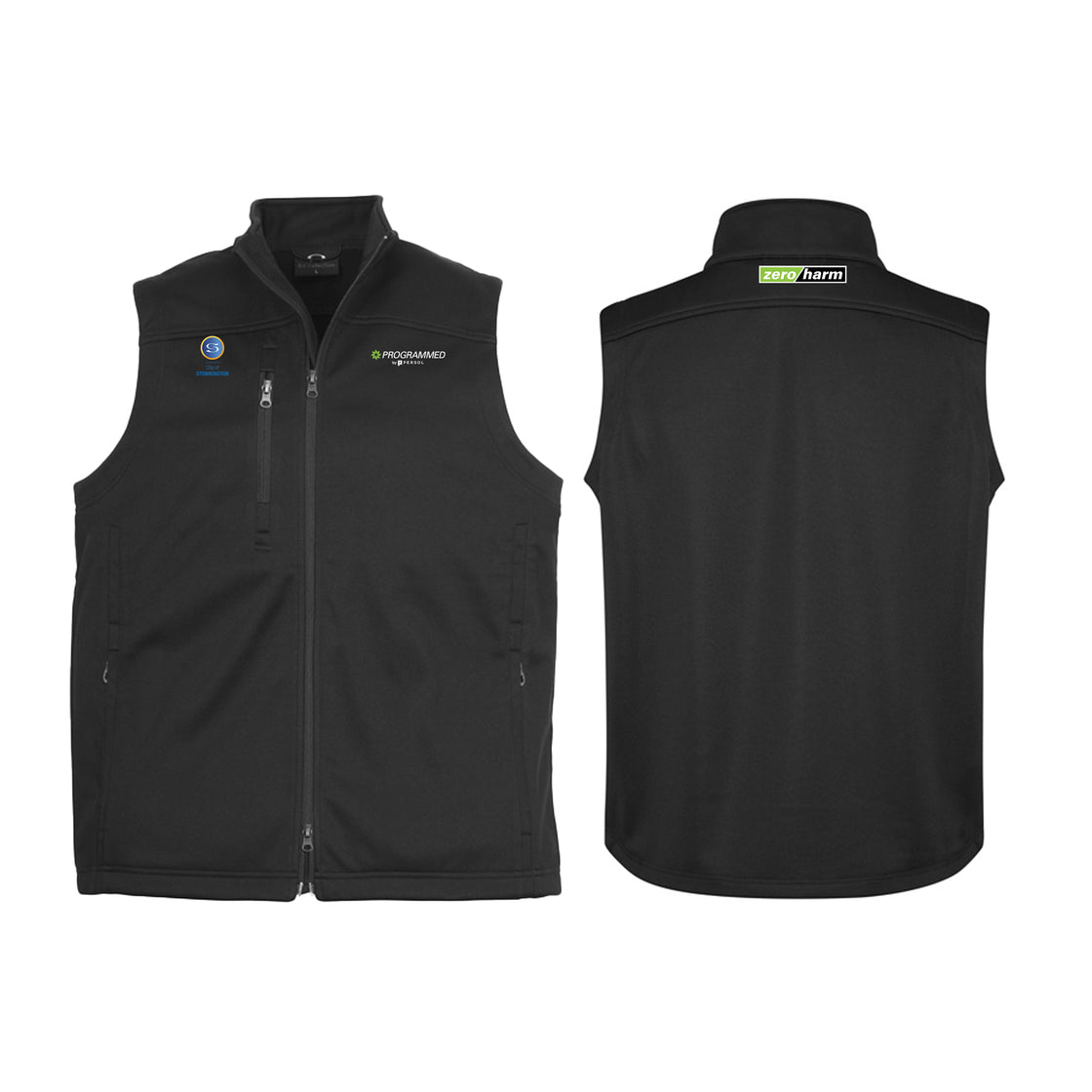 MENS SOFTSHELL VEST - BLACK