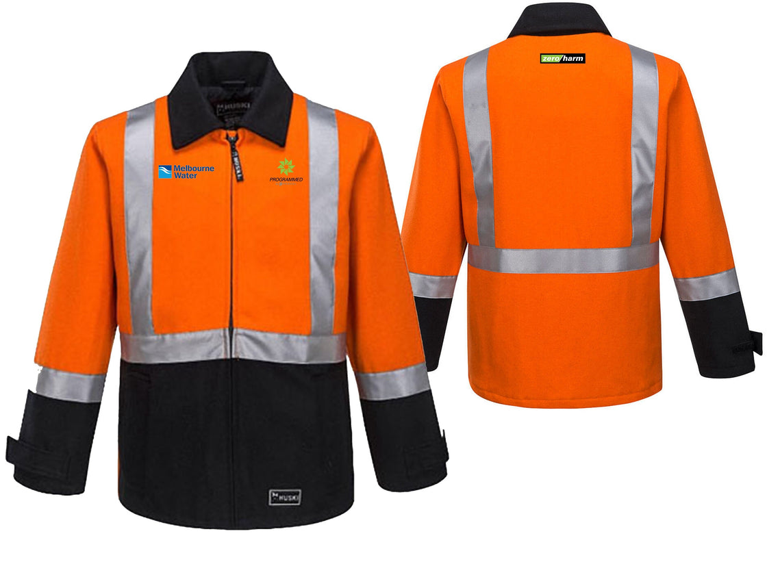 HUSKI FR BLUEY JACKET - ORANGE/BLACK