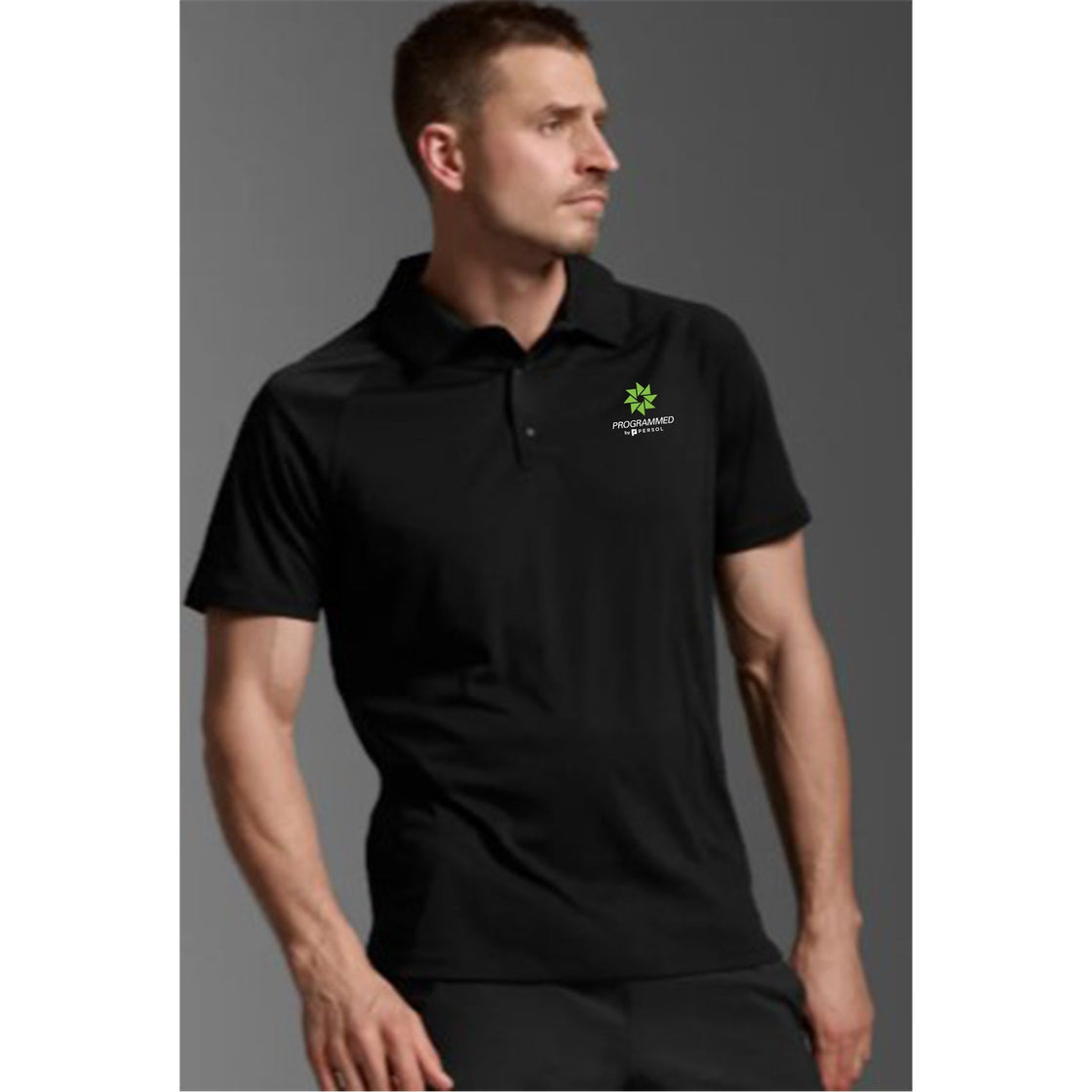 MENS SIGNATURE POLO - BLACK