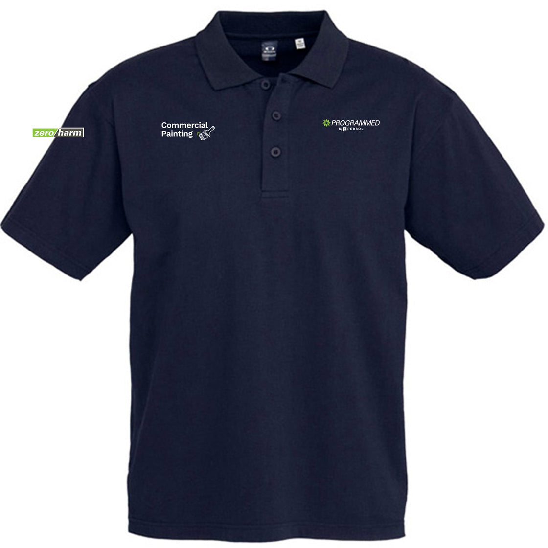 MENS ICE SHORT SLEEVE POLO - NAVY