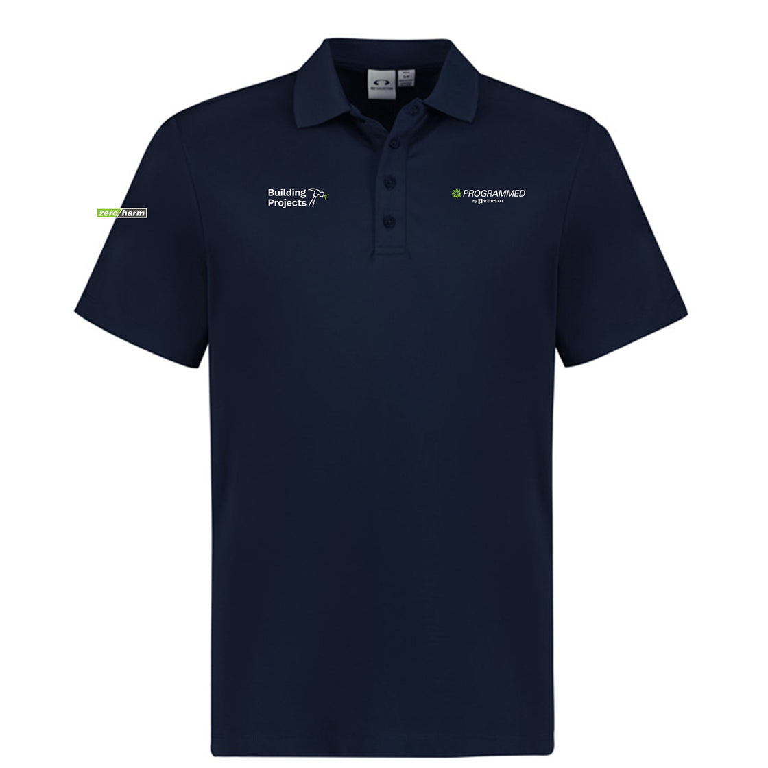MENS ACTION SHORT SLEEVE POLO - NAVY