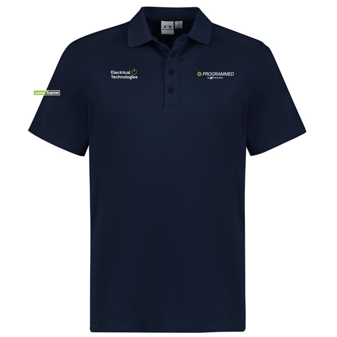 MENS ACTION SHORT SLEEVE POLO - NAVY