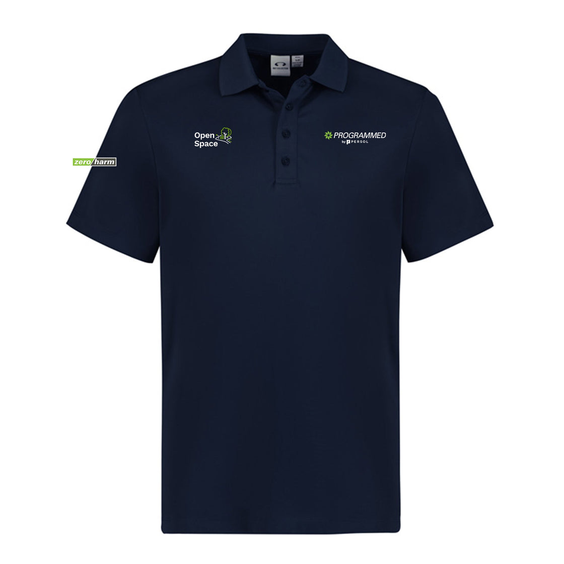 MENS ACTION SHORT SLEEVE POLO - NAVY