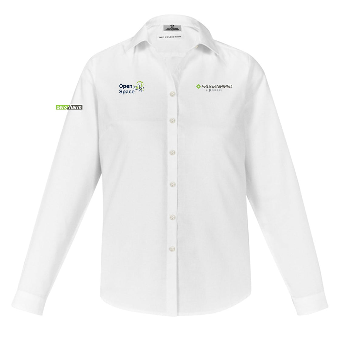 WOMENS MEMPHIS LONG SLEEVE SHIRT - WHITE