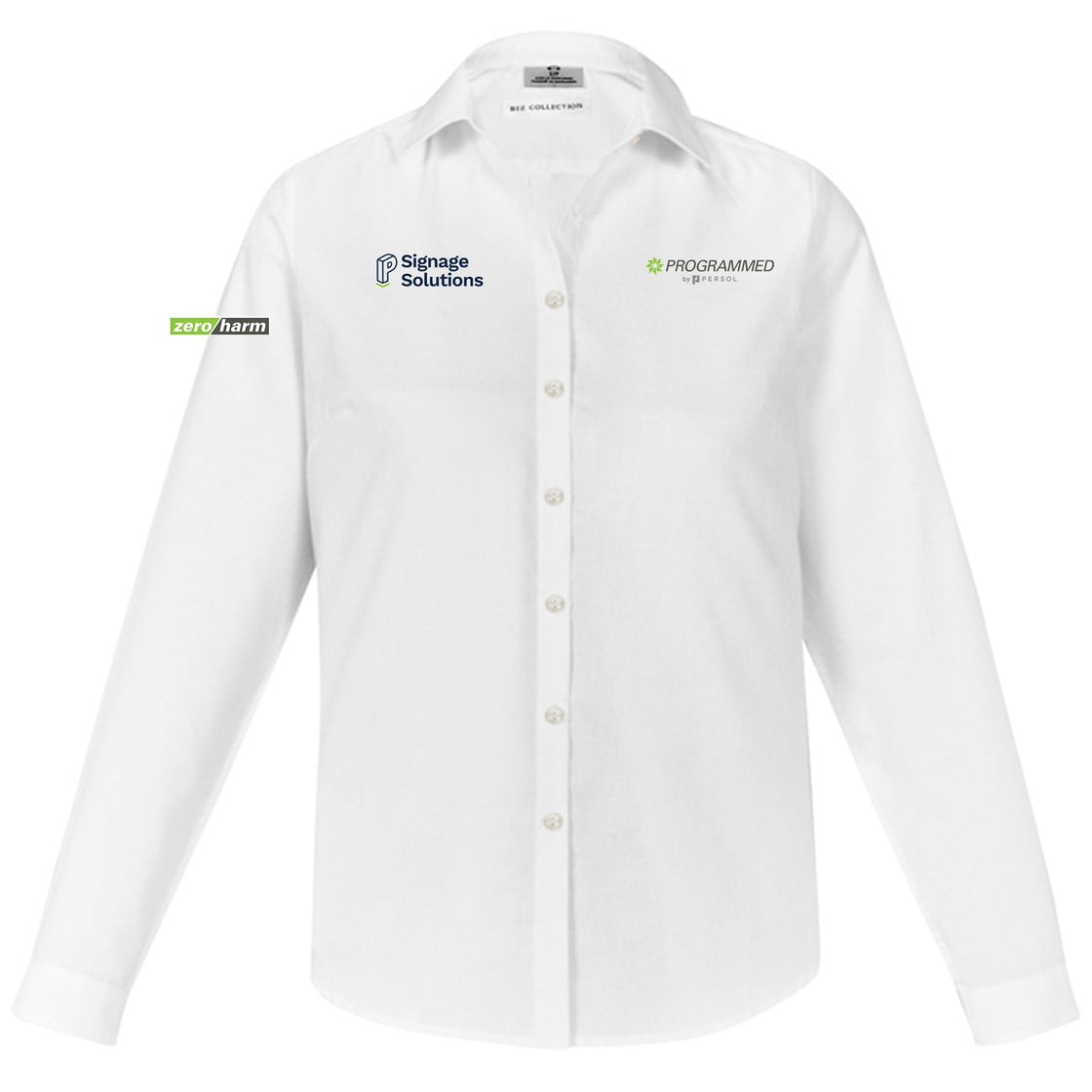 WOMENS MEMPHIS LONG SLEEVE SHIRT - WHITE