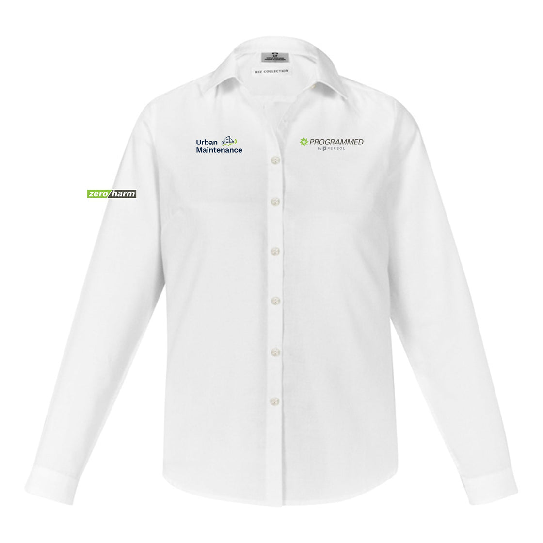 WOMENS MEMPHIS LONG SLEEVE SHIRT - WHITE