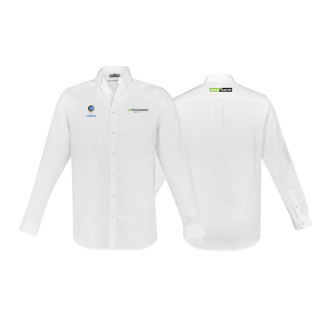 MENS MEMPHIS LONG SLEEVE SHIRT - WHITE