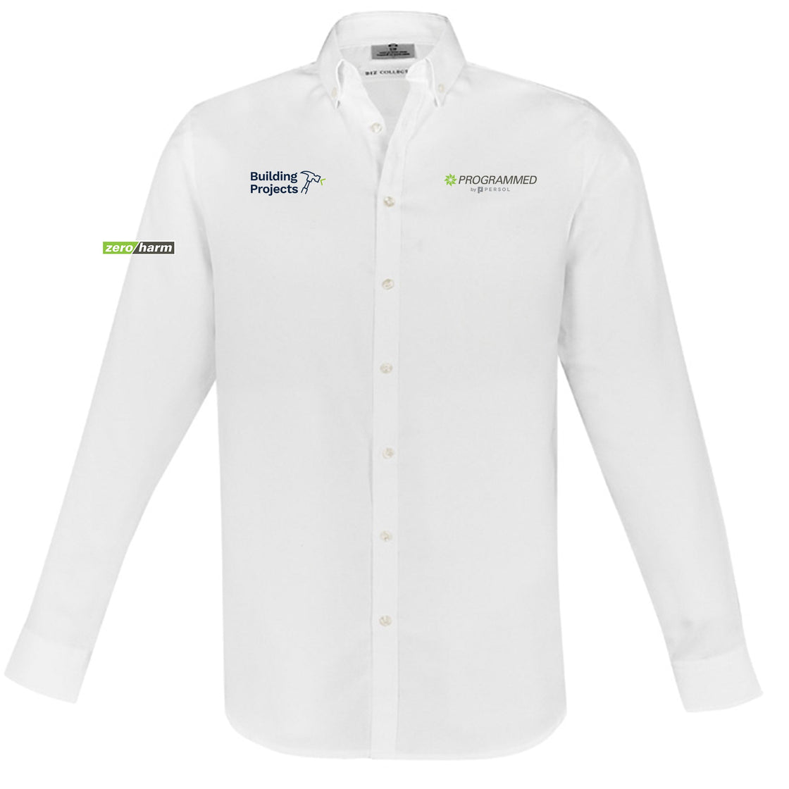 MENS MEMPHIS LONG SLEEVE SHIRT - WHITE