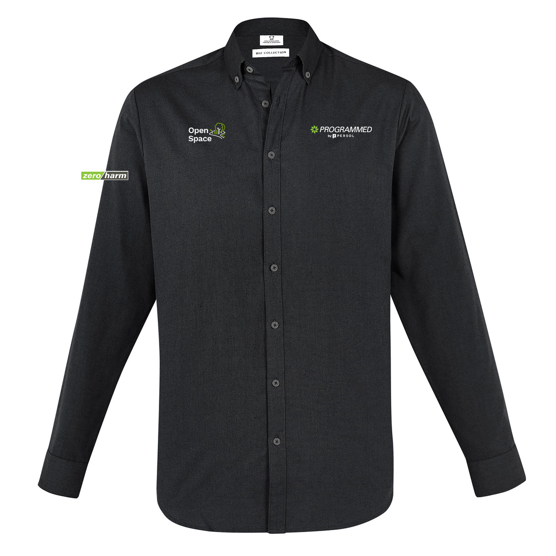 MEMPHIS MENS LONG SLEEVE SHIRT - BLACK