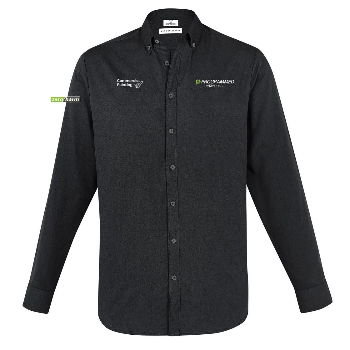 MEMPHIS MENS LONG SLEEVE SHIRT - BLACK