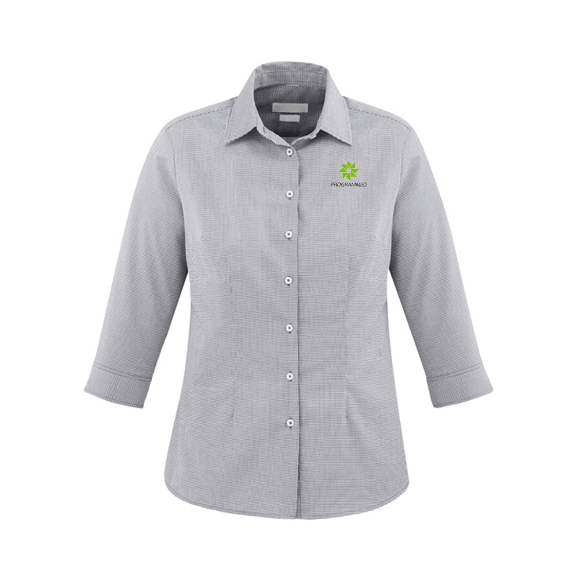 LADIES JAGGER 3/4 SHIRT - SILVER