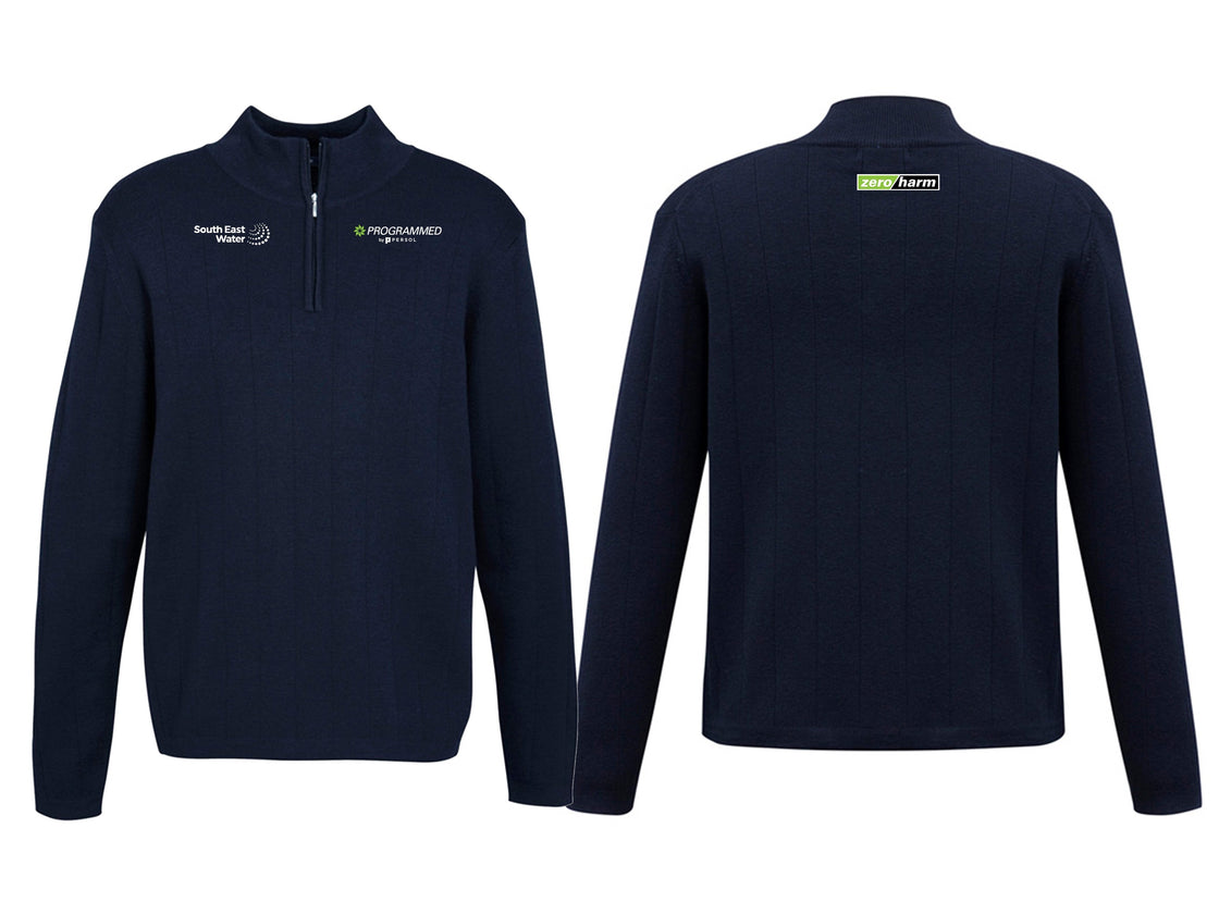 MENS 80/20 WOOL PULLOVER - NAVY
