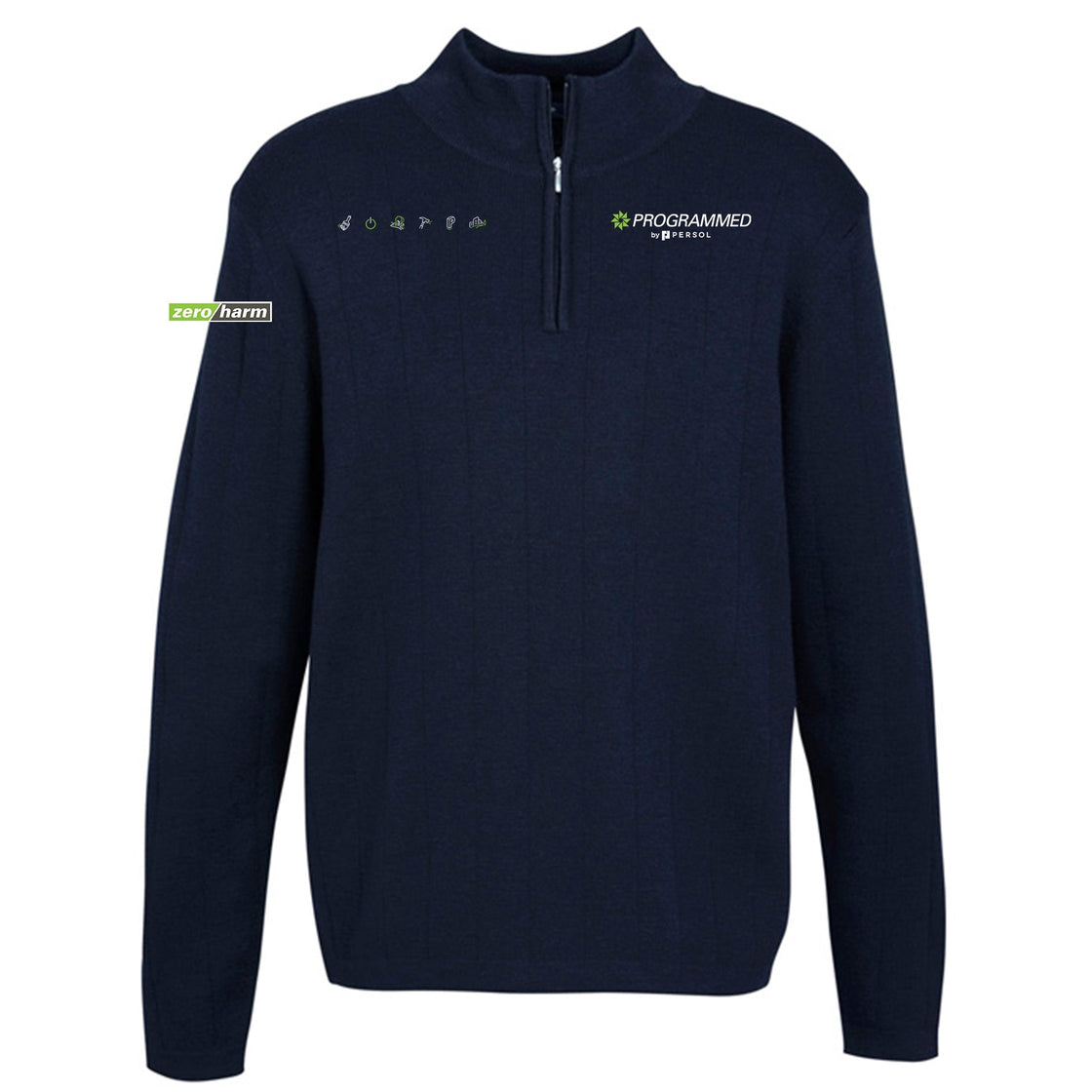 MENS 80/20 WOOL PULLOVER - NAVY