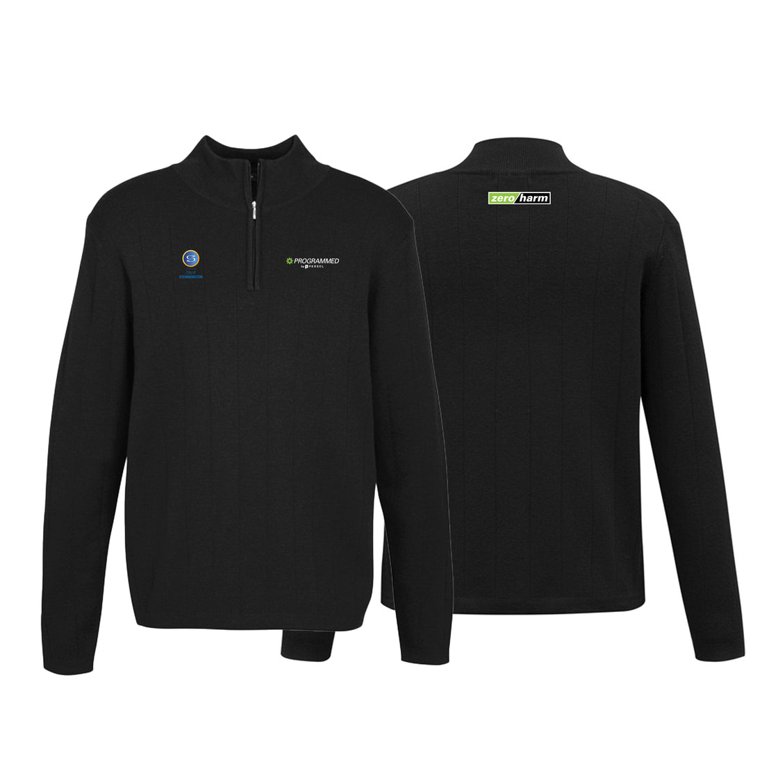 MENS 80/20 WOOL PULLOVER - BLACK