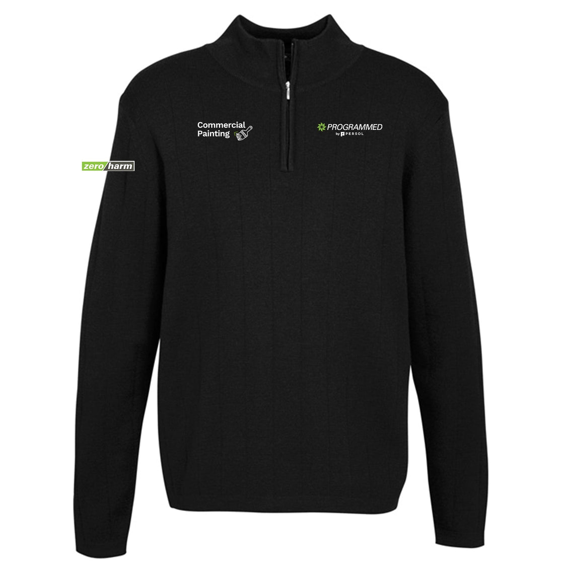MENS 80/20 WOOL PULLOVER - BLACK